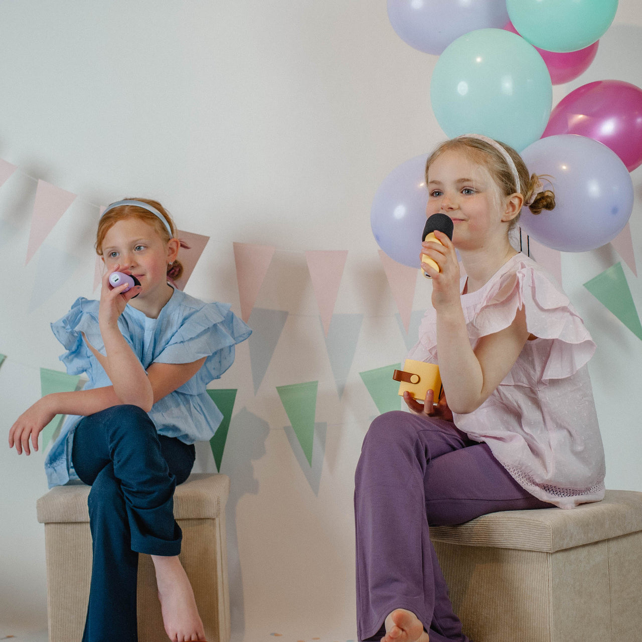 Lalarma Trådlöst karaokeset Gul