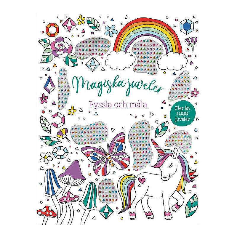 Magiska Juveler Pysselbok med 1000 stickers (48 sidor)