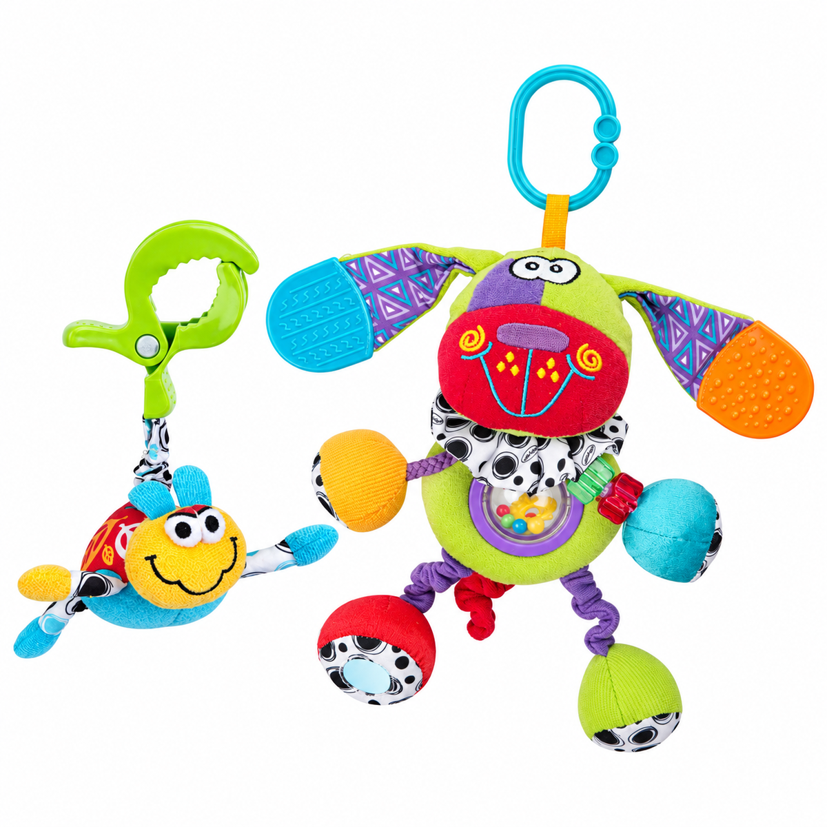 Playgro gavesæt aktivitetslegetøj med krog +0 m, 2-pak