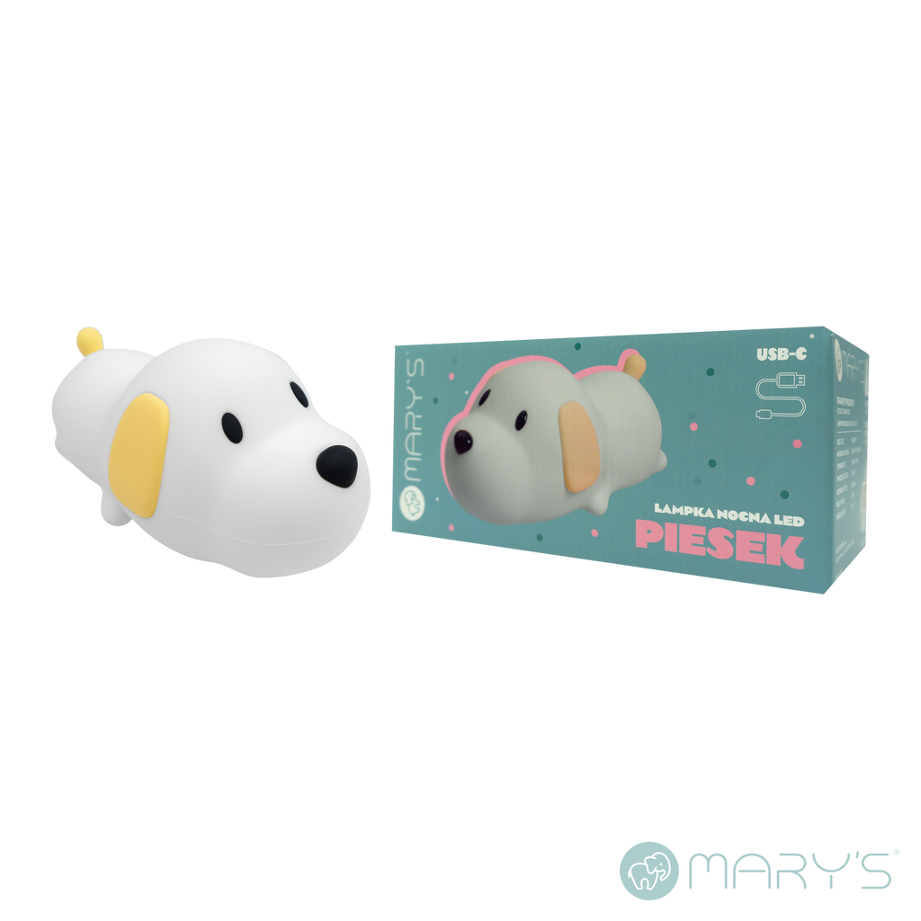 Mary's LED-Nattlampa Dog (USB-laddning)