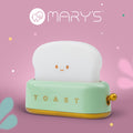 Mary's LED-natlampe Toaster Grøn (USB-opladning)