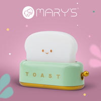 Thumbnail for Mary's LED-Nattlampa Toaster Green (USB-laddning)