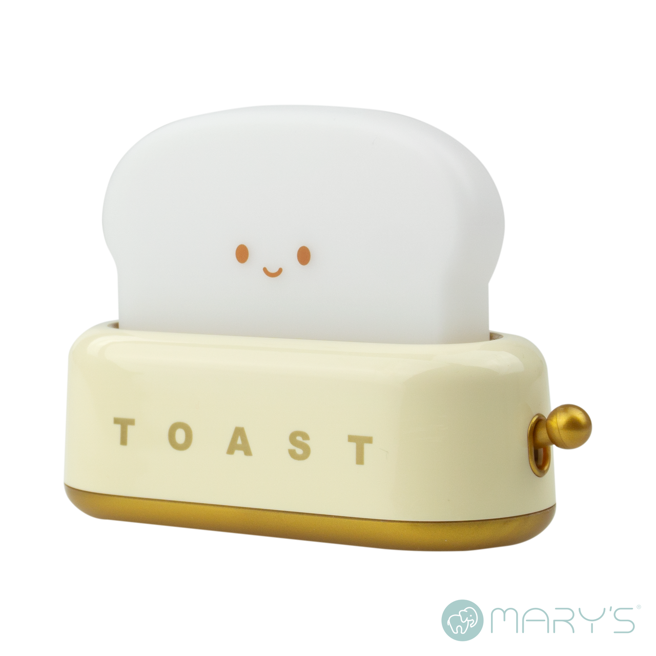 Mary's LED-Nattlampa Toaster Yellow (USB-laddning)
