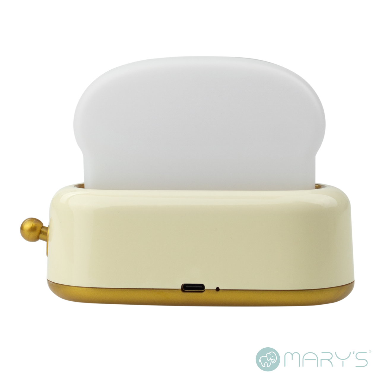 Mary's LED-Nattlampa Toaster Yellow (USB-laddning)