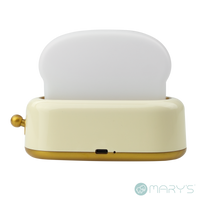 Thumbnail for Mary's LED-Nattlampa Toaster Yellow (USB-laddning)