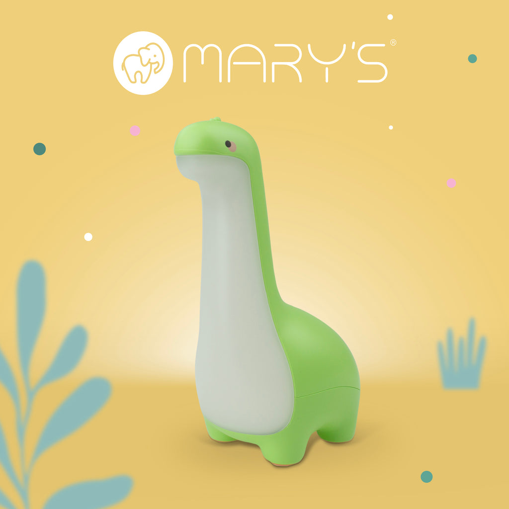Mary's LED-Nattlampa Dinosaur (USB-laddning)