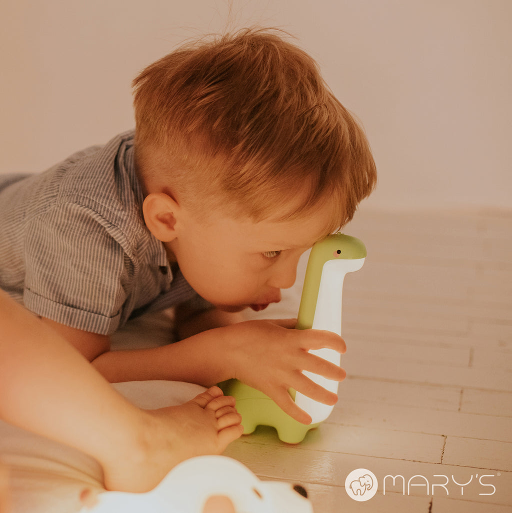Mary's LED-Nattlampa Dinosaur (USB-laddning)