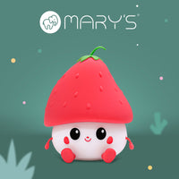 Thumbnail for Mary's LED-Nattlampa Strawberry (USB-laddning)