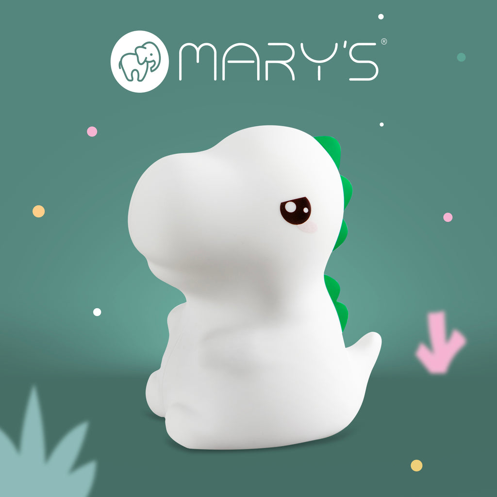 Mary's LED-Nattlampa T-Rex (USB-laddning)