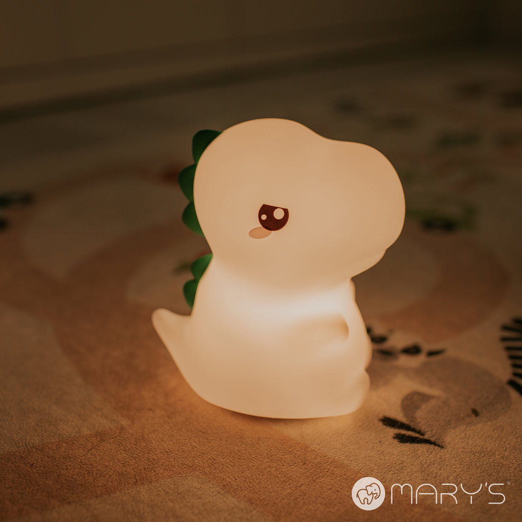 Mary's LED-Nattlampa T-Rex (USB-laddning)