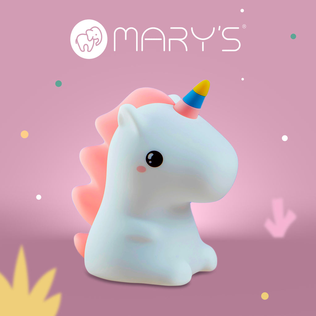 Mary's LED-Nattlampa Unicorn (USB-laddning)