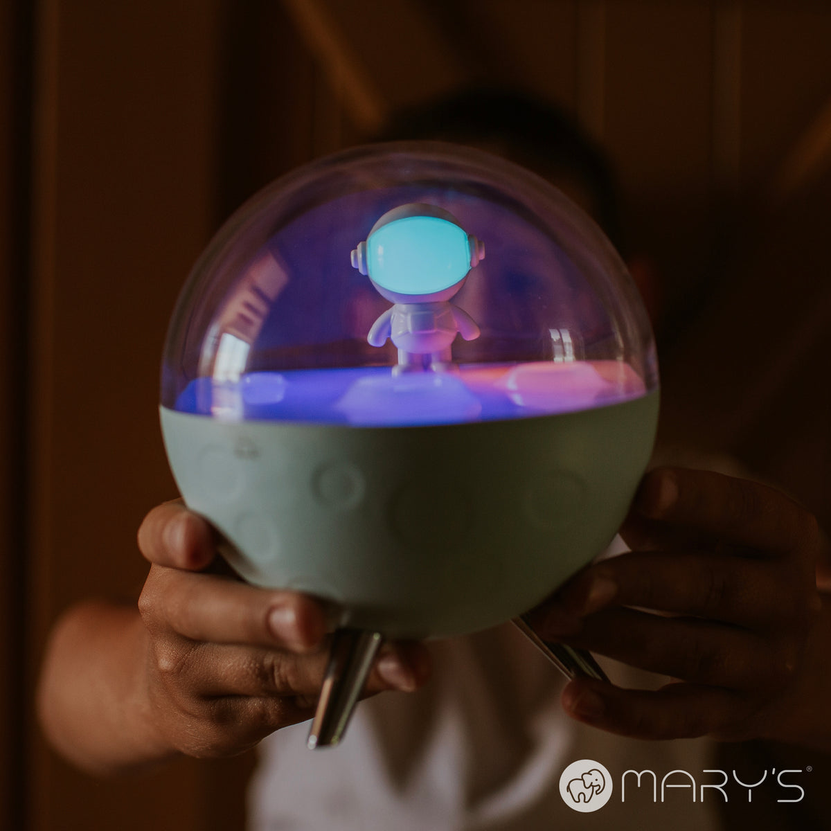 Mary's LED-Nattlampa Moon Vit (USB-laddning)