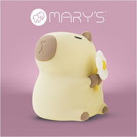 Thumbnail for Mary's LED-Nattlampa Capybara Florist (USB-laddning)
