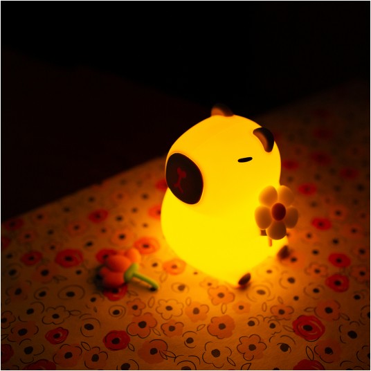 Mary's LED-Nattlampa Capybara Florist (USB-laddning)