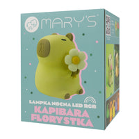Thumbnail for Mary's LED-Nattlampa Capybara Florist (USB-laddning)