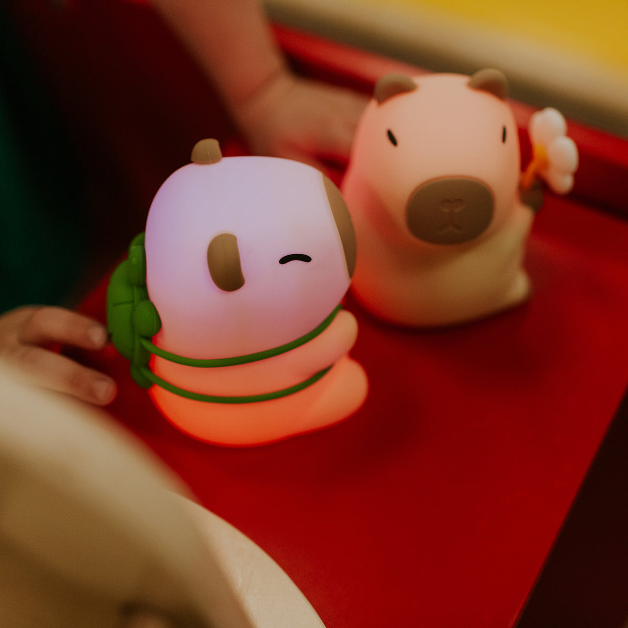 Mary's LED-Nattlampa Capybara Florist (USB-laddning)