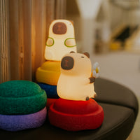Thumbnail for Mary's LED-Nattlampa Capybara Florist (USB-laddning)