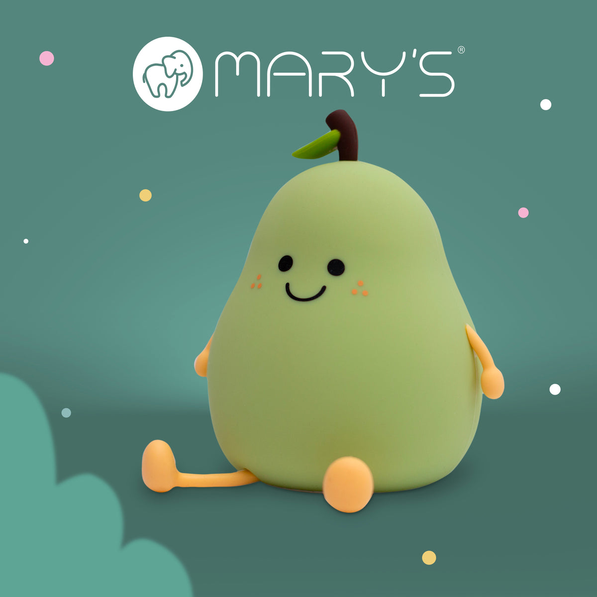 Mary's LED-Nattlampa Pear (USB-laddning)
