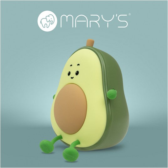 Mary's LED-Nattlampa Avocado (USB-laddning)