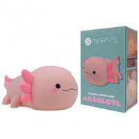 Thumbnail for Mary's LED-Nattlampa Axolotl - Rosa (USB-laddning)