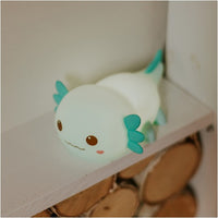 Thumbnail for Mary's LED-Nattlampa Axolotl - Blå (USB-laddning)