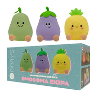 Thumbnail for Mary's LED-Nattlampor Fruit Crew (3-pack, USB-laddning)
