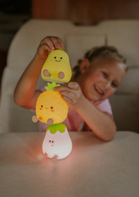 Thumbnail for Mary's LED-Nattlampor Fruit Crew (3-pack, USB-laddning)
