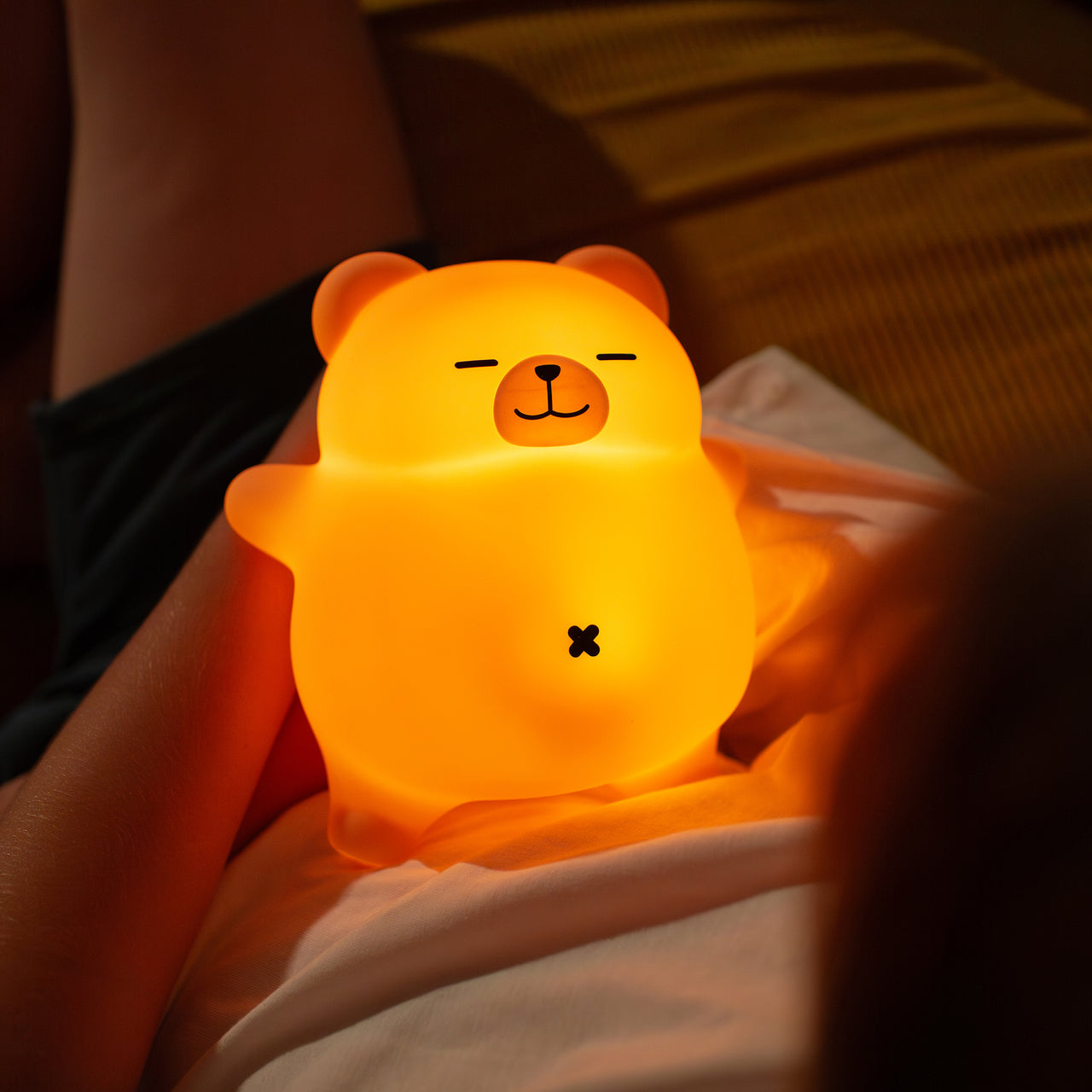 Mary's LED-Nattlampa Snarkande Nalle (USB-laddning)