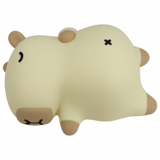 Mary's LED-Nattlampa Snarkande Kapybara (USB-laddning)