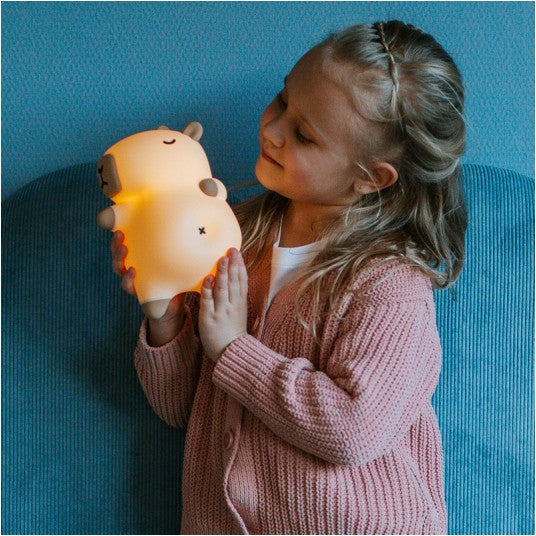 Mary's LED-Nattlampa Snarkande Kapybara (USB-laddning)