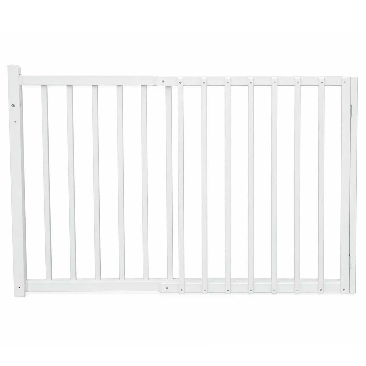 2Me Fällgrind Optimal i trä Vit/Natur (120cm)