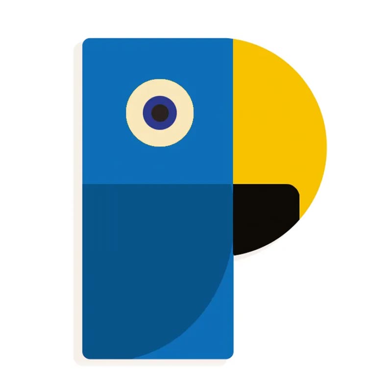 Djeco Grafiska bokstäver i trä, A-Z