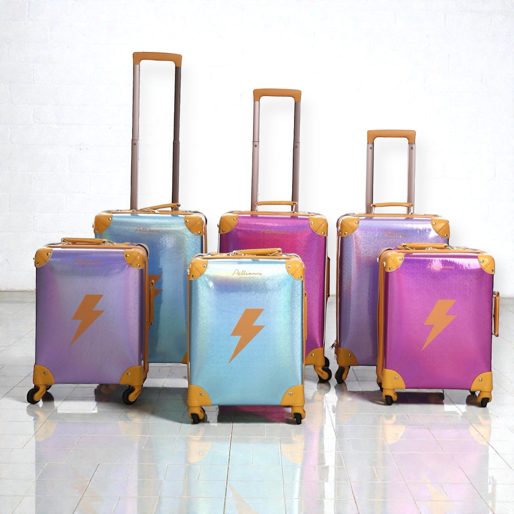 Pellianni Resväska Purple Lightning Large (55x35x24cm)