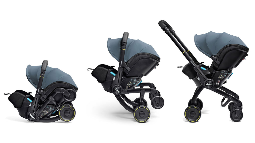 Doona autostol "X" med barnevogn Ocean Blue
