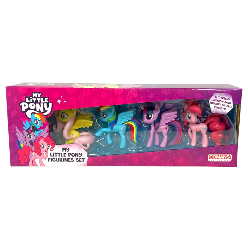My Little Pony Set med 4 figurer