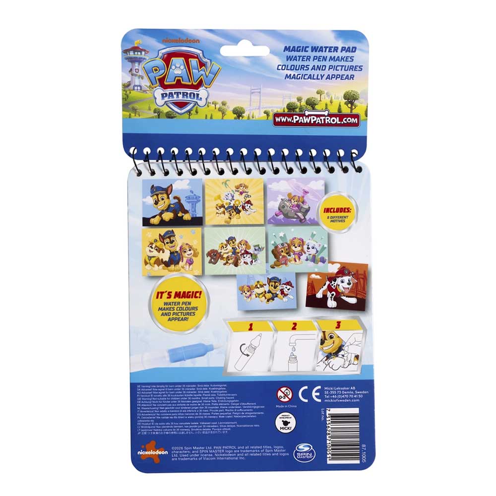 Paw Patrol Magisk målarbok (8 motiv)