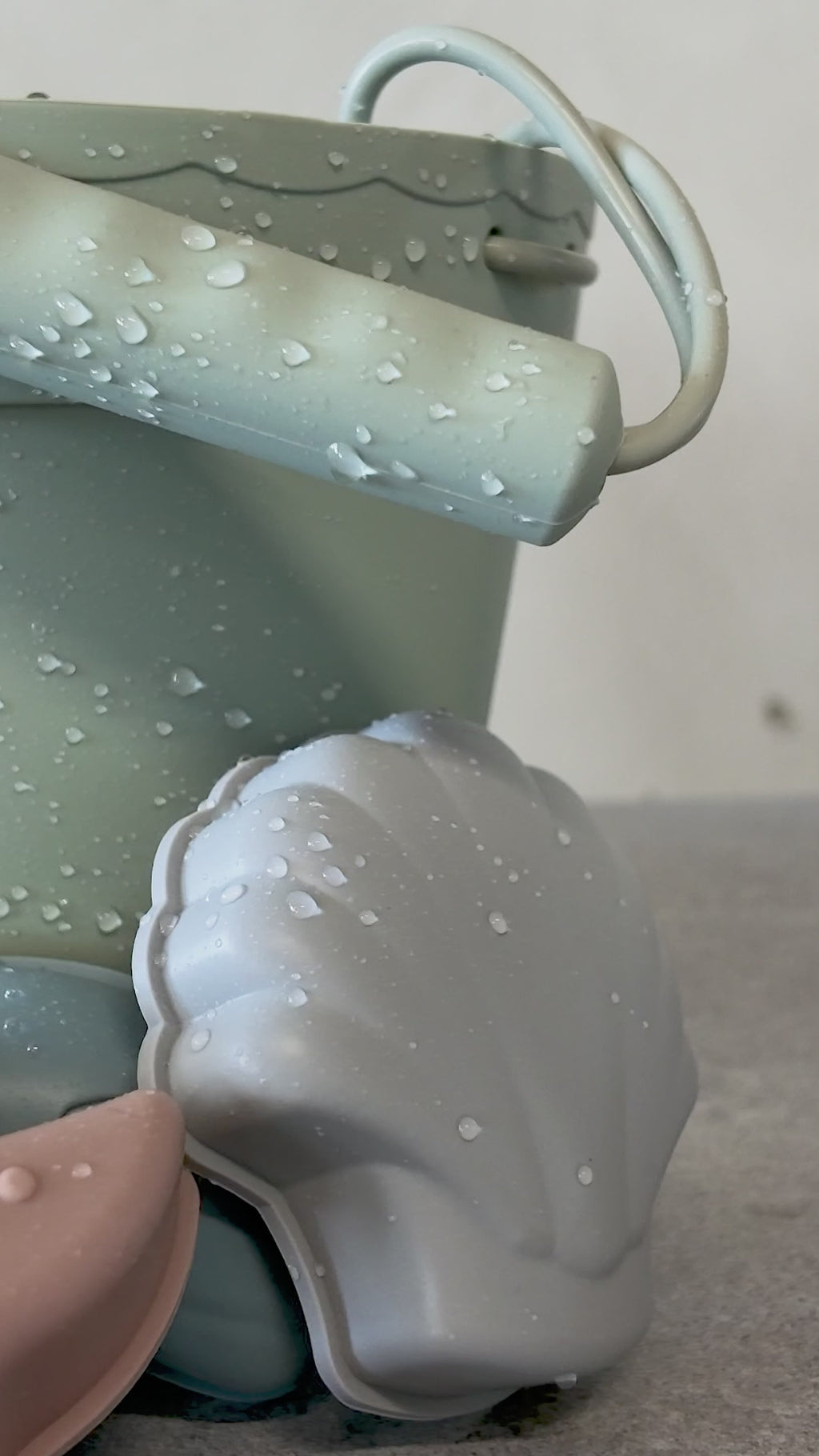 Lily & Lo Hinkset Silikon Sage Green (6 delar + nätkasse)