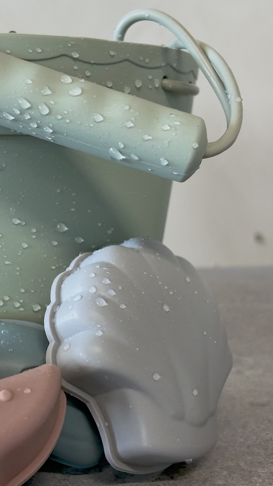 Lily & Lo Hinkset Silikon Sage Green (6 delar + nätkasse)
