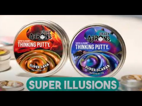 Crazy Aarons Färgskiftande Thinking Putty Super Scarab (10cm, 91g)