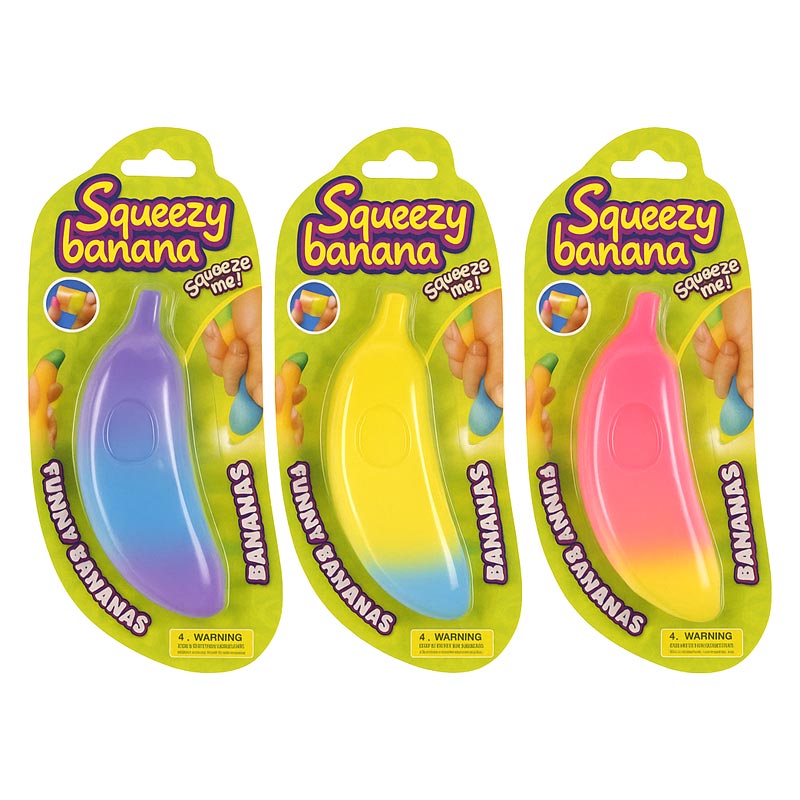 Suntoy Stretchy Rainbow Banana (12cm)
