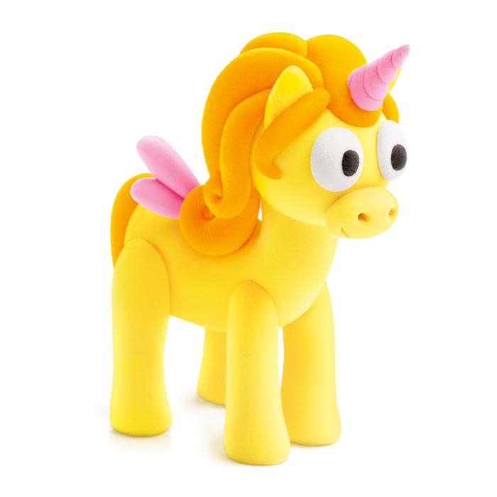 Hey Clay Lera Rainbow Unicorns (6 burkar)