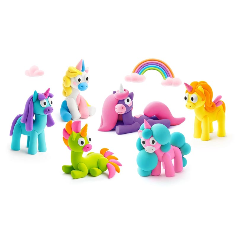 Hey Clay Lera Rainbow Unicorn (15 burkar)