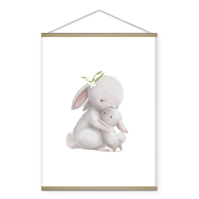 Fresh Kid Poster Kaninkram (40x50cm)