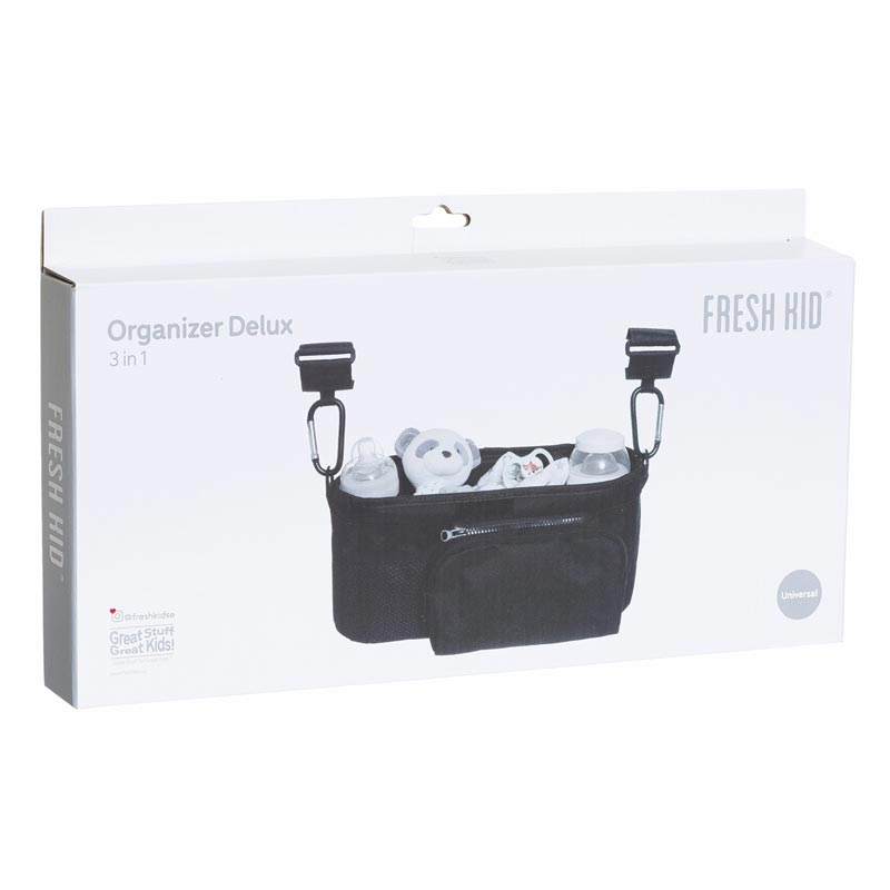 Fresh Kid Vagn Organizer Deluxe 3in1 Svart
