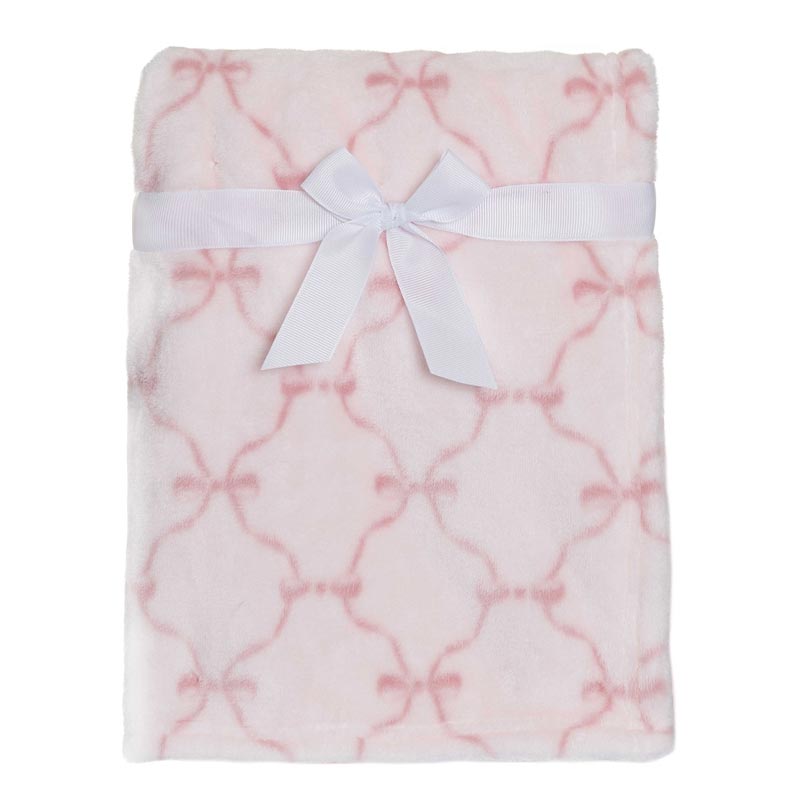 Fresh Kid Babyfilt Rosett Deluxe Rosa (75x100cm)