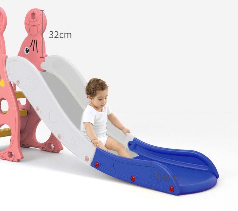 Elite Toys Rutsjebane med basketballkurv Rosa