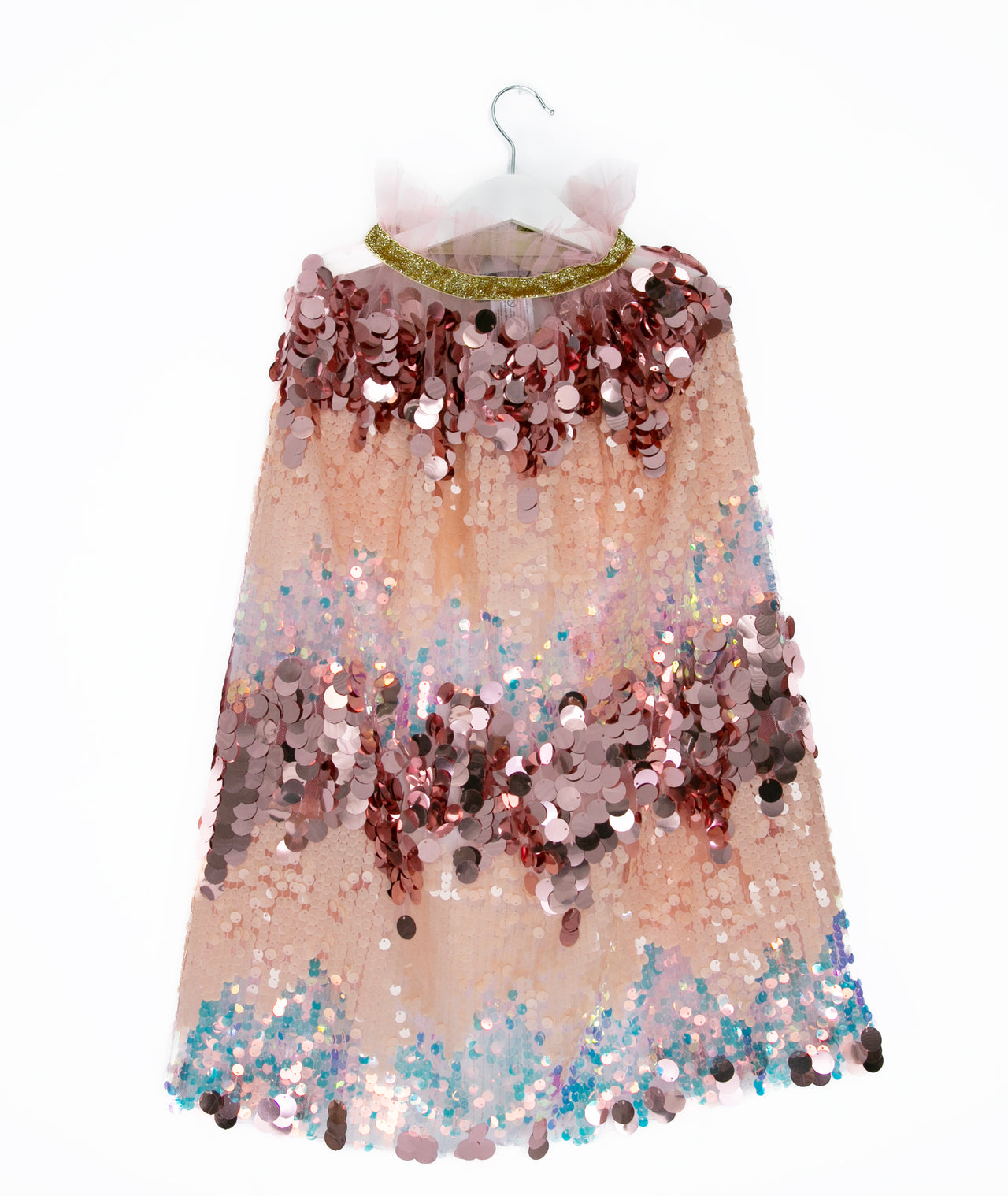Pellianni Glitter cape Rose