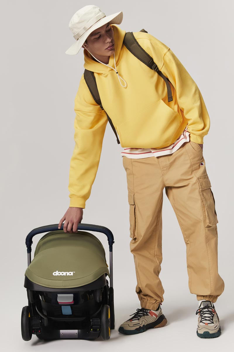 Doona autostol "i" med vogn Desert Green