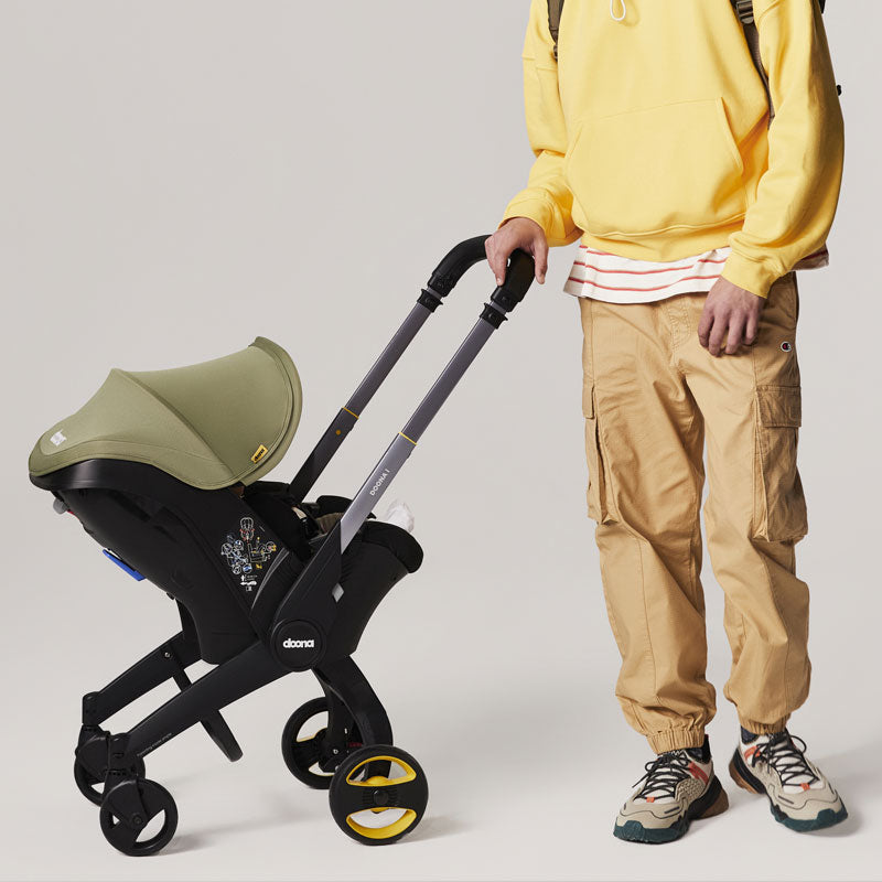 Doona autostol "i" med vogn Desert Green