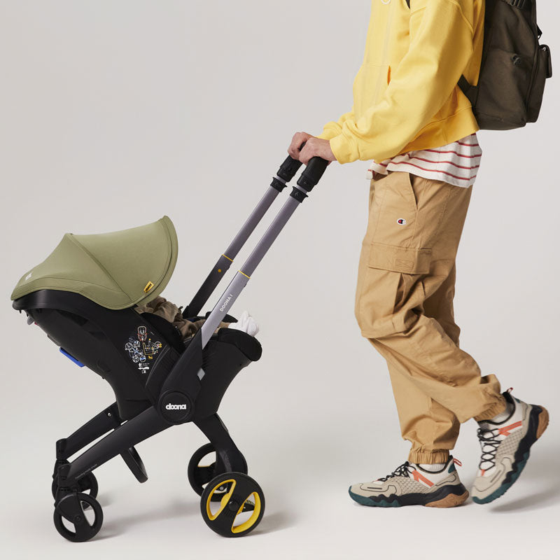 Doona autostol "i" med vogn Desert Green